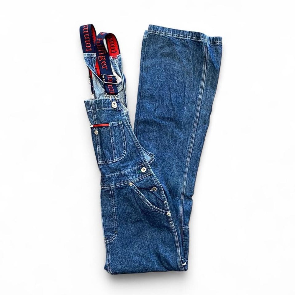 Vintage Tommy Jeans Classic Blue Denim Overalls